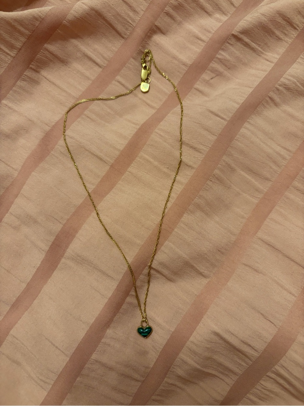 Fossil Gold Chain Necklace